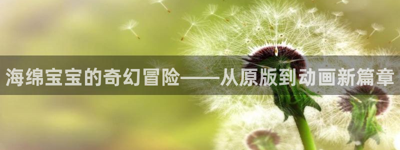 虫虫漫画韩国：海绵宝宝的奇幻冒险——从原版到动画新篇章